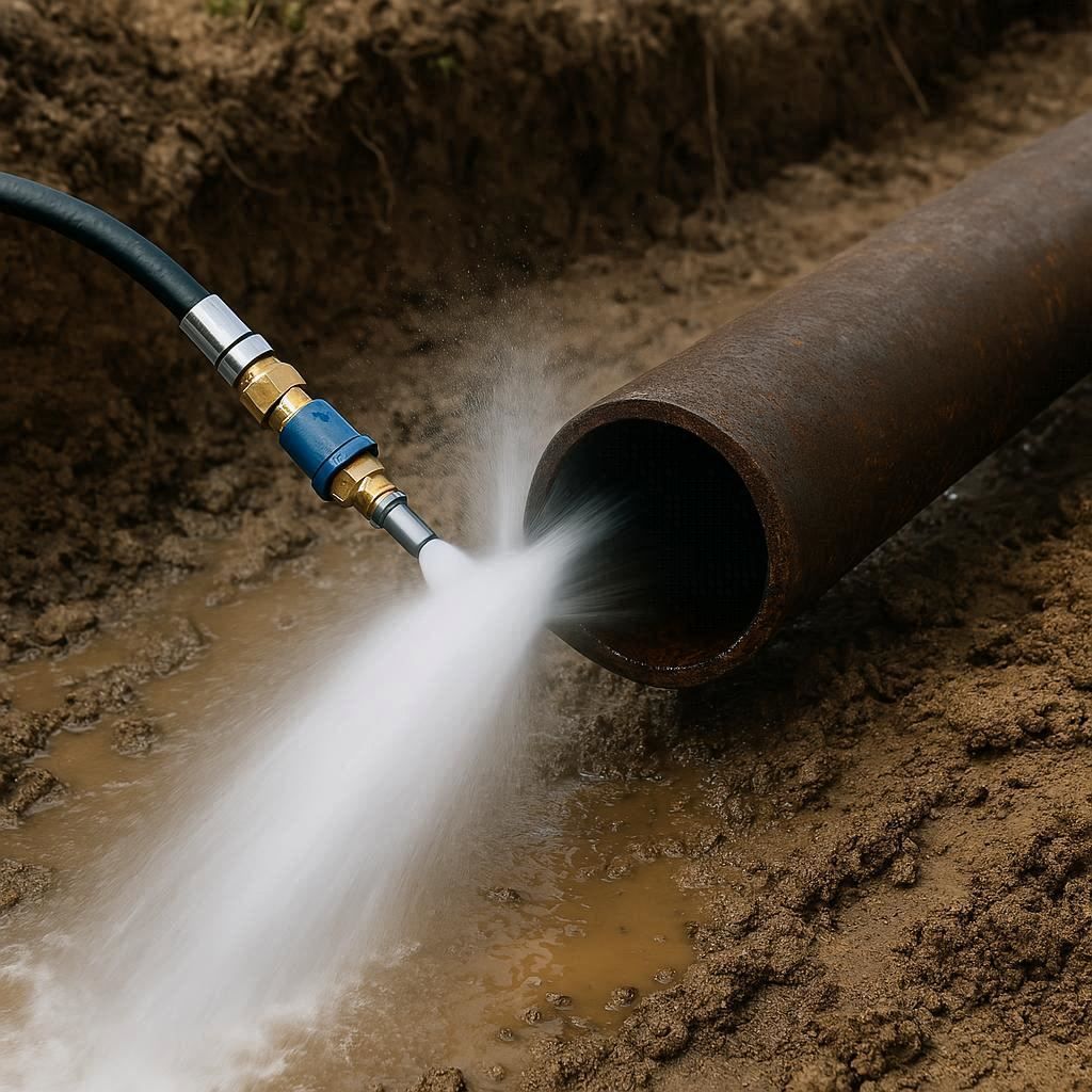 Гидродинамическая прочистка водопроводных труб в Ялте